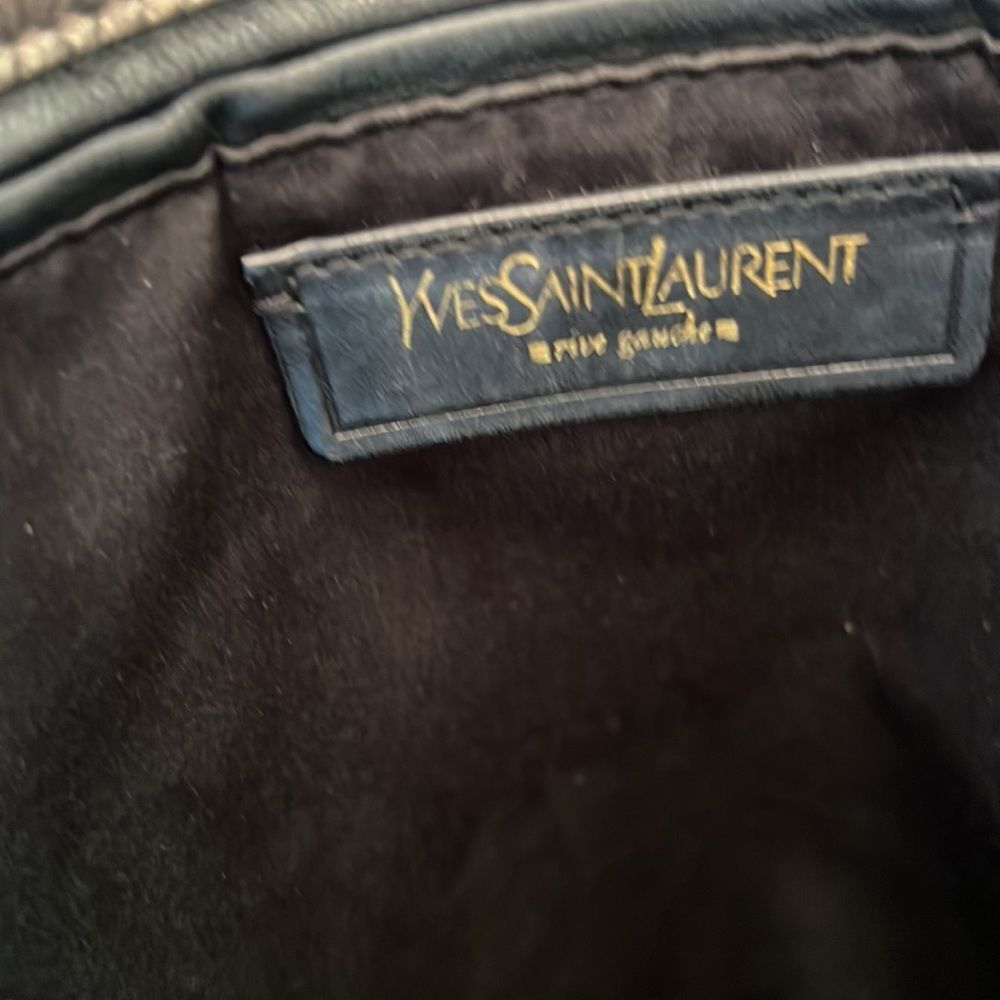 *Yves Saint Laurent* Metallic *Rive Gauche* Tote … - image 5